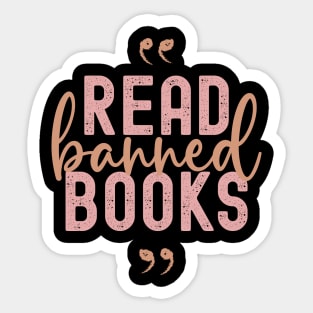 Read banned books Sticker